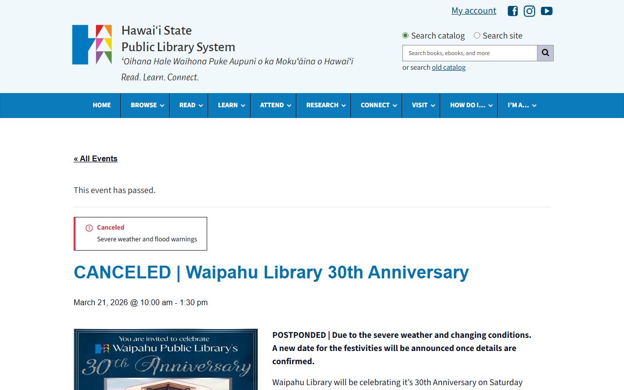 Waipahu Public Library community resource for accessing sex offender registry information